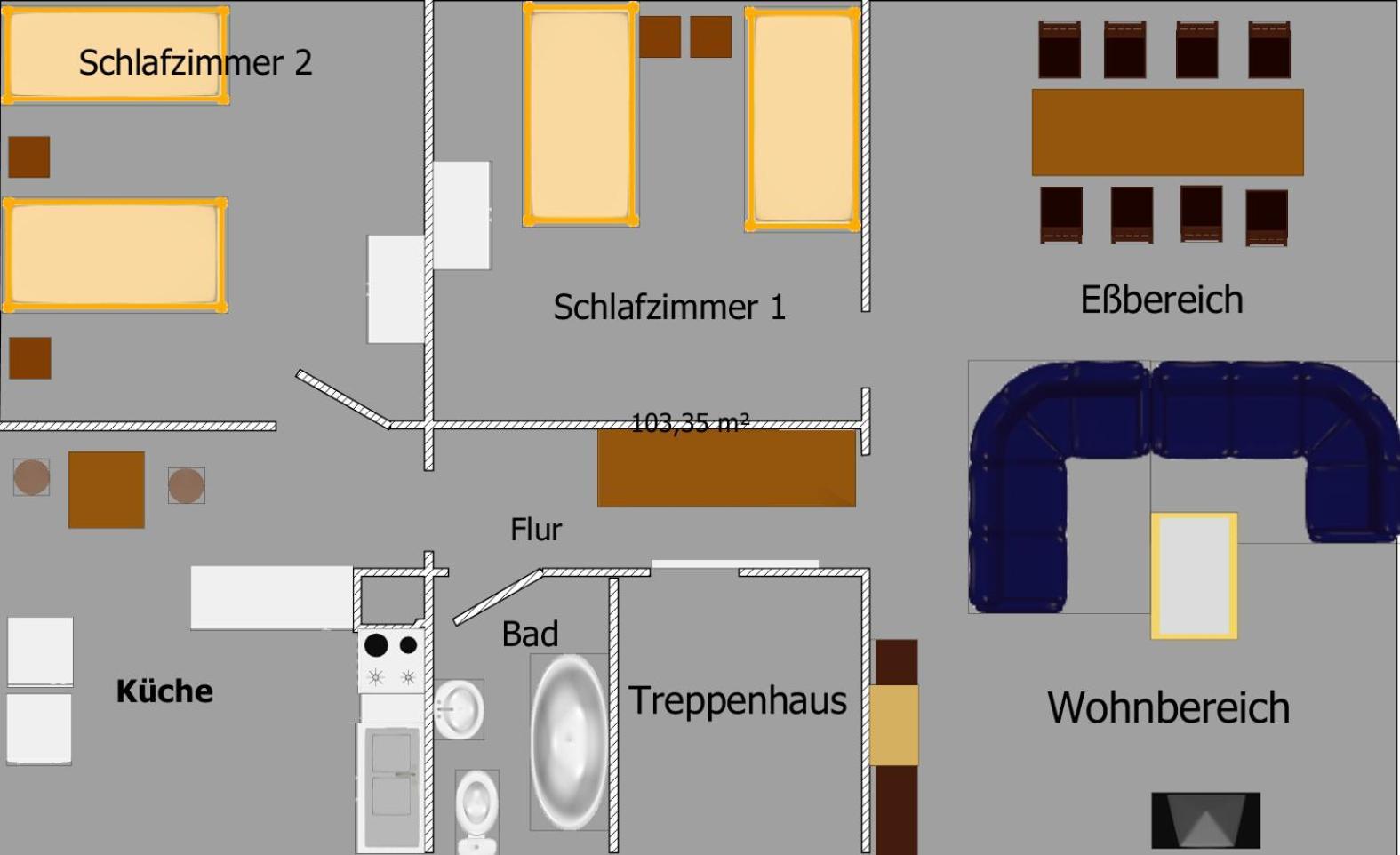 Krio Nicola Rothfuchs Ferienwohnung 1 Idar-Oberstein Eksteriør bilde